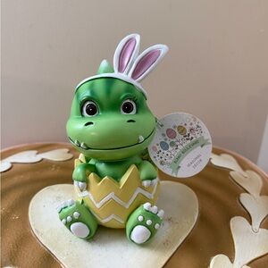 Bunny Boulevard Resin Dinosaur in Egg with Bunny Rabbit Ears